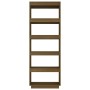 Estantería/divisor de espacios madera pino marrón 60x35x167 cm en Librerías y estanterías | Comprar online en Foru.es