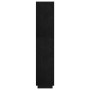 Estantería/divisor de espacios madera pino negro 60x35x167 cm en Librerías y estanterías | Comprar online en Foru.es