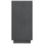 Estantería de madera maciza de pino gris 80x35x71 cm en Librerías y estanterías | Comprar online en Foru.es