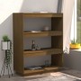 Estantería/divisor espacio madera pino marrón miel 80x35x103 cm en Librerías y estanterías | Comprar online en Foru.es