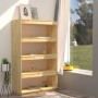 Estantería/divisor de espacios madera maciza pino 80x35x135 cm en Librerías y estanterías | Comprar online en Foru.es
