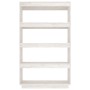Estantería/divisor espacios madera pino blanco 80x35x135 cm en Librerías y estanterías | Comprar online en Foru.es