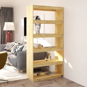 Estantería/divisor de espacios madera maciza pino 80x35x167 cm en Librerías y estanterías | Comprar online en Foru.es