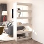 Estantería/divisor de espacios pino blanco 80x35x167 cm en Librerías y estanterías | Comprar online en Foru.es