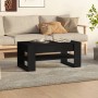 Mesa de centro madera de ingeniería negro 102x55x45 cm en Mesas de centro | Comprar online en Foru.es