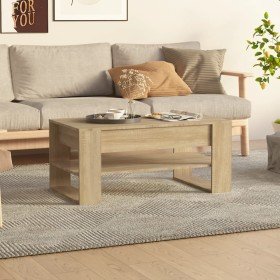 Mesa de centro madera de ingeniería roble Sonoma 102x55x45 cm en Mesas de centro | Comprar online en Foru.es