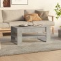 Mesa de centro madera contrachapada gris hormigón 102x55x45 cm en Mesas de centro | Comprar online en Foru.es