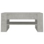 Mesa de centro madera contrachapada gris hormigón 102x55x45 cm en Mesas de centro | Comprar online en Foru.es