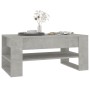 Mesa de centro madera contrachapada gris hormigón 102x55x45 cm en Mesas de centro | Comprar online en Foru.es