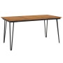 Mesa de jardín con patas en U madera maciza acacia 160x80x75 cm de vidaXL, Mesas de jardín - Ref: Foro24-319520, Precio: 209,...