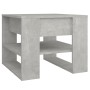 Mesa de centro madera de ingeniería gris hormigón 55,5x55x45 cm en Mesas de centro | Comprar online en Foru.es