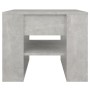 Mesa de centro madera de ingeniería gris hormigón 55,5x55x45 cm en Mesas de centro | Comprar online en Foru.es