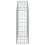 Cesta de gaviones forma arco hierro galvanizado 100x30x80/100cm de vidaXL, Maceteros y jardineras - Ref: Foro24-153424, Preci...