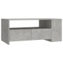 Mesa de centro madera de ingeniería gris hormigón 102x55x42 cm en Mesas de centro | Comprar online en Foru.es