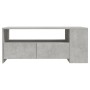 Mesa de centro madera de ingeniería gris hormigón 102x55x42 cm en Mesas de centro | Comprar online en Foru.es