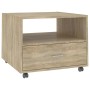 Mesa de centro madera de ingeniería roble Sonoma 55x55x40 cm en Mesas de centro | Comprar online en Foru.es