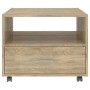 Mesa de centro madera de ingeniería roble Sonoma 55x55x40 cm en Mesas de centro | Comprar online en Foru.es