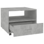 Mesa de centro madera de ingeniería gris hormigón 55x55x40 cm en Mesas de centro | Comprar online en Foru.es