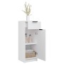 Armario de baño madera contrachapada blanco 32x33,5x90 cm en Armarios y almacenamiento | Comprar online en Foru.es