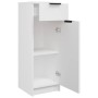 Armario de baño madera contrachapada blanco 32x33,5x90 cm en Armarios y almacenamiento | Comprar online en Foru.es