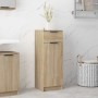 Armario de baño madera contrachapada roble Sonoma 32x33,5x90 cm en Armarios y almacenamiento | Comprar online en Foru.es