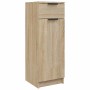Armario de baño madera contrachapada roble Sonoma 32x33,5x90 cm en Armarios y almacenamiento | Comprar online en Foru.es