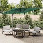 Sombrilla colgante con poste de aluminio verde 400x300 cm de vidaXL, Sombrillas - Ref: Foro24-319914, Precio: 204,49 €, Descu...