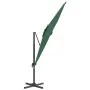 Sombrilla colgante con poste de aluminio verde 400x300 cm de vidaXL, Sombrillas - Ref: Foro24-319914, Precio: 204,49 €, Descu...