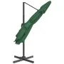 Sombrilla colgante con poste de aluminio verde 400x300 cm de vidaXL, Sombrillas - Ref: Foro24-319914, Precio: 204,49 €, Descu...