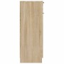 Armario de baño madera contrachapada roble Sonoma 32x33,5x90 cm en Armarios y almacenamiento | Comprar online en Foru.es