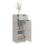 Armario de baño madera contrachapada gris hormigón 32x34x90 cm en Armarios y almacenamiento | Comprar online en Foru.es