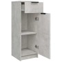 Armario de baño madera contrachapada gris hormigón 32x34x90 cm en Armarios y almacenamiento | Comprar online en Foru.es