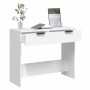 Mesa consola de madera contrachapada blanco 90x36x75 cm en Mesas auxiliares | Comprar online en Foru.es