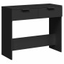 Mesa consola madera de ingeniería negro 90x36x75 cm en Mesas auxiliares | Comprar online en Foru.es