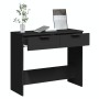 Mesa consola madera de ingeniería negro 90x36x75 cm en Mesas auxiliares | Comprar online en Foru.es