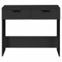 Mesa consola madera de ingeniería negro 90x36x75 cm en Mesas auxiliares | Comprar online en Foru.es