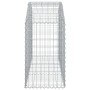 Cesta de gaviones forma arco hierro galvanizado 150x50x80/100cm de vidaXL, Maceteros y jardineras - Ref: Foro24-153454, Preci...