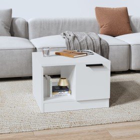 Mesa de centro madera contrachapada blanco 50x50x36 cm en Mesas de centro | Comprar online en Foru.es