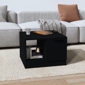 Mesa de centro madera de ingeniería negro 50x50x36 cm en Mesas de centro | Comprar online en Foru.es