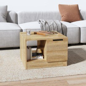 Mesa de centro madera de ingeniería roble Sonoma 50x50x36 cm en Mesas de centro | Comprar online en Foru.es