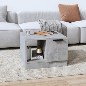 Mesa de centro madera de ingeniería gris hormigón 50x50x36 cm en Mesas de centro | Comprar online en Foru.es