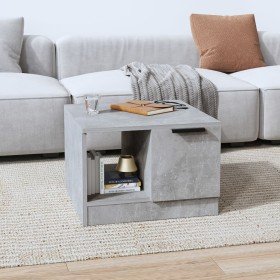 Mesa de centro madera de ingeniería gris hormigón 50x50x36 cm en Mesas de centro | Comprar online en Foru.es