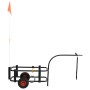 Carrito de pesca de acero negro de vidaXL, Carros e islas - Ref: Foro24-153603, Precio: 118,08 €, Descuento: %