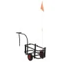 Carrito de pesca de acero negro de vidaXL, Carros e islas - Ref: Foro24-153603, Precio: 115,26 €, Descuento: %