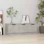 Mueble de TV madera contrachapada gris hormigón 102x35x36,5 cm en Muebles TV | Comprar online en Foru.es