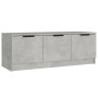 Mueble de TV madera contrachapada gris hormigón 102x35x36,5 cm en Muebles TV | Comprar online en Foru.es