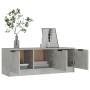 Mueble de TV madera contrachapada gris hormigón 102x35x36,5 cm en Muebles TV | Comprar online en Foru.es