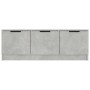Mueble de TV madera contrachapada gris hormigón 102x35x36,5 cm en Muebles TV | Comprar online en Foru.es