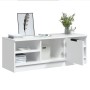 Mueble de TV madera contrachapada blanco 102x35,5x36,5 cm en Muebles TV | Comprar online en Foru.es