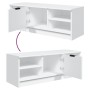 Mueble de TV madera contrachapada blanco 102x35,5x36,5 cm en Muebles TV | Comprar online en Foru.es